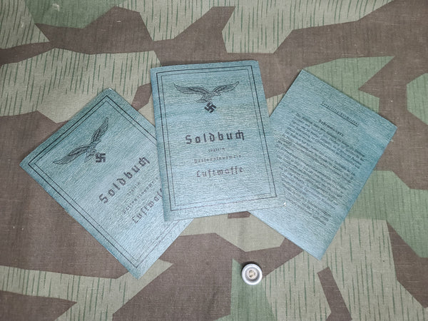 Luftwaffe Mid-Late War Soldbuch