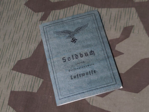 NEW Luftwaffe Mid-Late War Soldbuch