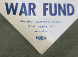 1944 Red Cross War Fund Window Sticker