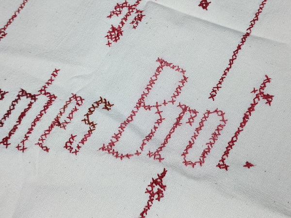 Cross Stitch Frisches Brot Bread Bag