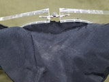 Black Purse with Clear Lucite Clasp
