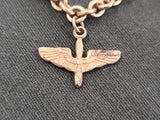 Army Air Corps Wings Charm Bracelet