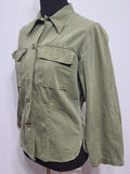 WWII Women's HBT Shirt (as-is) <br> (B-39" W-35 1/2")