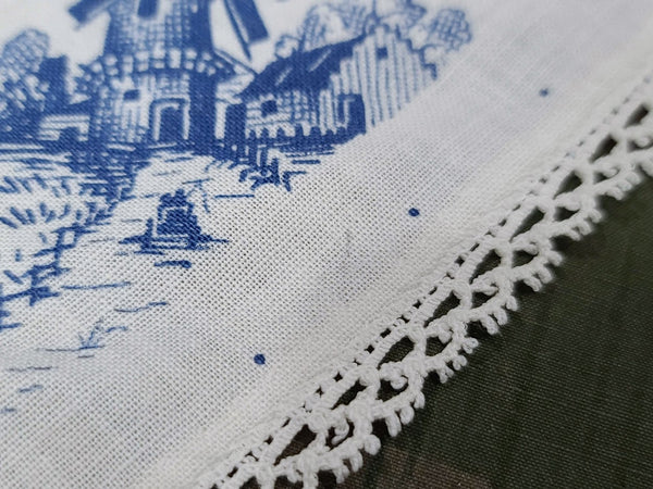 Vintage Windmill Hankie