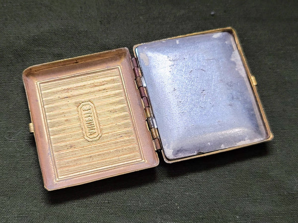 Small Green Art Deco Compact Annette