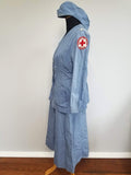 Red Cross Uniform: Dress, Jacket and Garrison Cap <br> (B-38" W-30.5" H-40")