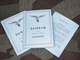 NEW Early War Luftwaffe Soldbuch