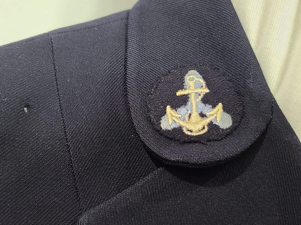 Navy WAVES Uniform: Jacket and Skirt <br> (B-34" W-26" H-36")