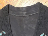Black Dress with Beading and Soutache <br> (B-35" W-30" H-36")