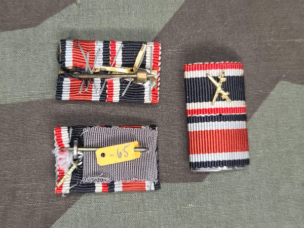 WWII Iron Cross and War Merit Ribbon Bar