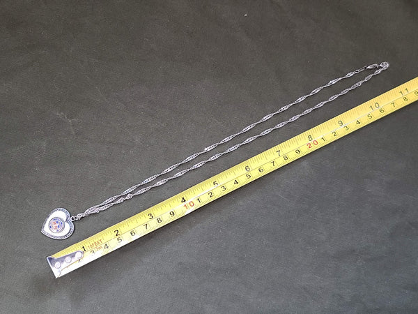 Merchant Marine US Maritime Service Sweetheart Necklace