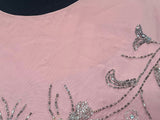 Pink Dress with Beading (as-is) <br> (B-41" W-32" H-48")