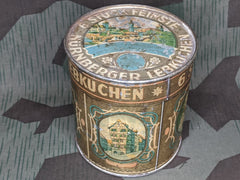 Worn Period Nuernberger Lebkuchen Tin
