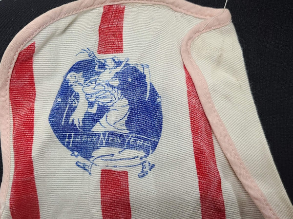 Novelty Print Happy New Year Vest