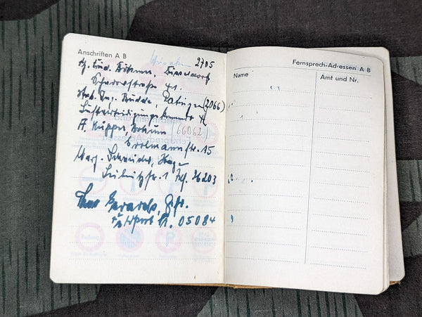 1941 Pocket Calendar From The Werksätten für Fernsteuerungs Technik