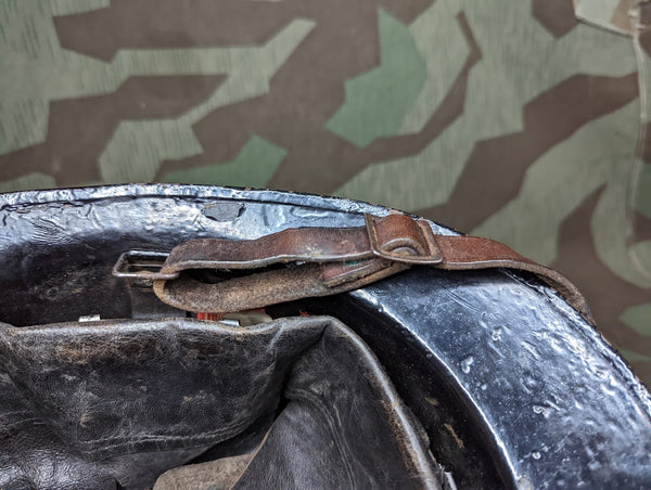 WWII Belgian Gendarmerie Helmet Named