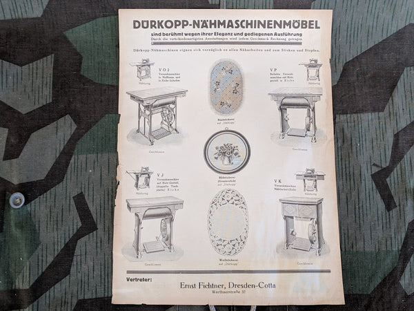 Dürkoppwerke Sewing Machine Advertisement