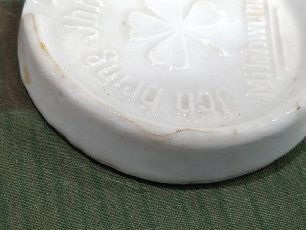 Ich bring Ihnen Glück! Porcelain Milk Bottle Coaster