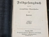 1897 Heer Evangelical Feldgesangbuch Song Book