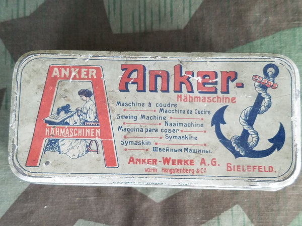WWI Era Anker Sewing Machine Tin