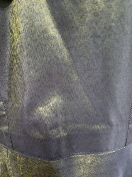 German Green Iridescent Gown DRP <br> (B-33" W-27" H-40")