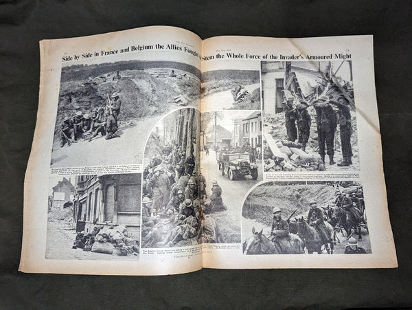 British "The War Illustrated" Magazine May 31 1940