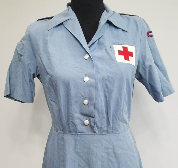 Red Cross Uniform: Dress, Jacket and Garrison Cap <br> (B-38" W-30.5" H-40")