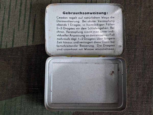 D.R.P. Ceadon Laxative Tin