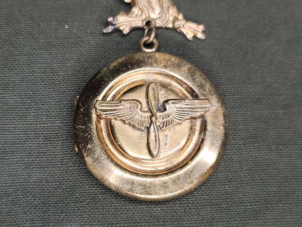 Sweetheart Eagle Pin with Army Air Corps Locket