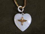 Army Air Corps Heart Necklace