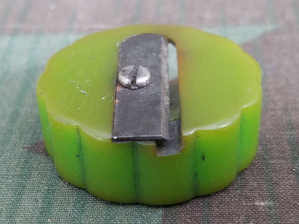 Green Bakelite Pencil Sharpener