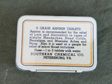 New Old Stock 1930s US. Spartan Aspirin Tin