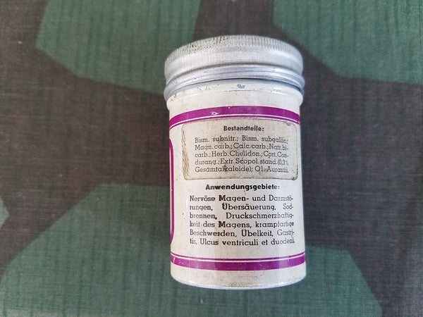 Nervogastrol Medicine Tin with Instruction Paper
