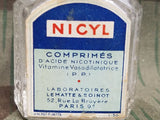 Nicyl French Medicine Bottle