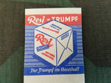 Resi Trumpf Advertising Writing Tablet for Margarine