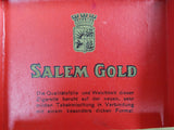 Salem Gold Cardboard Cigarette Box