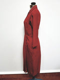 Red Button Dress <br> (B-37" W-26" H-35")