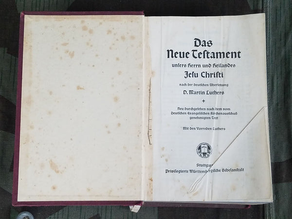 New Testament Bible 1936