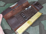 Leather Pen and Pencil Case AS-IS