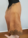Orange Rayon Dress (as-is) <br> (B-46" W-40" H-50")