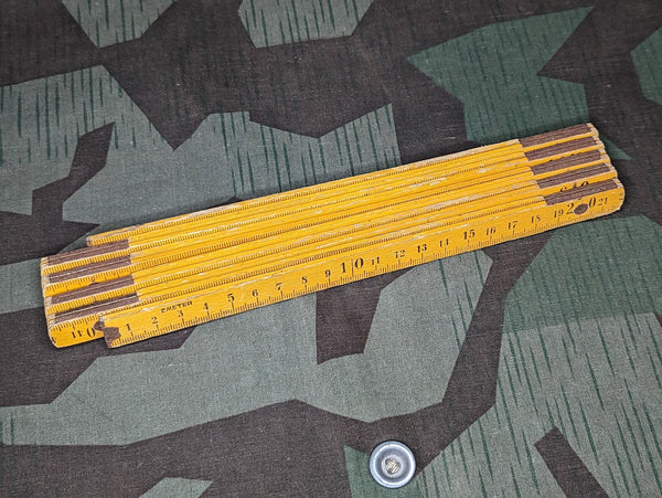 Old German Folding Measuring Stick 2 Meter
