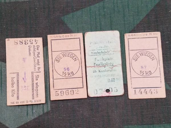 Lot of German Packaging / Paper Items
