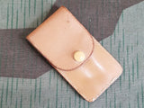 Small Leather Pouch Hygiene Set