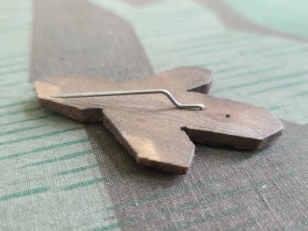 WHW Carved Wooden "Tinnie" Pin