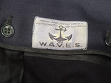 Navy WAVES Uniform and Overcoat with Liner (Named) <br> (B-34" W-24" H-35")