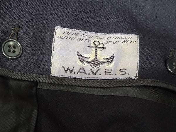 Navy WAVES Uniform and Overcoat with Liner (Named) <br> (B-34" W-24" H-35")