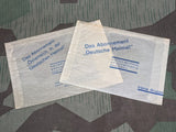 2 Wax Paper Envelopes Walter Behrens
