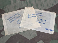 2 Wax Paper Envelopes Walter Behrens