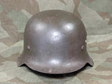M42 Helmet w/ Original Liner & Chin Strap 64 Shell