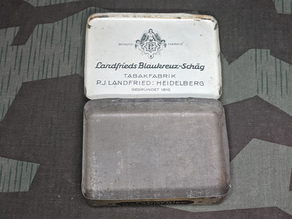 Landfried Blaukreuz Tobacco Tin Empty